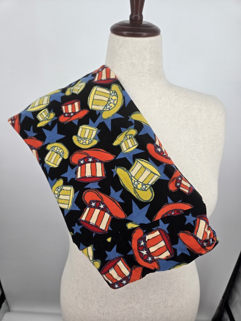 LuLaRoe Patriotic Uncle Sam Hat Print Leggings Tall & Curvy 6645